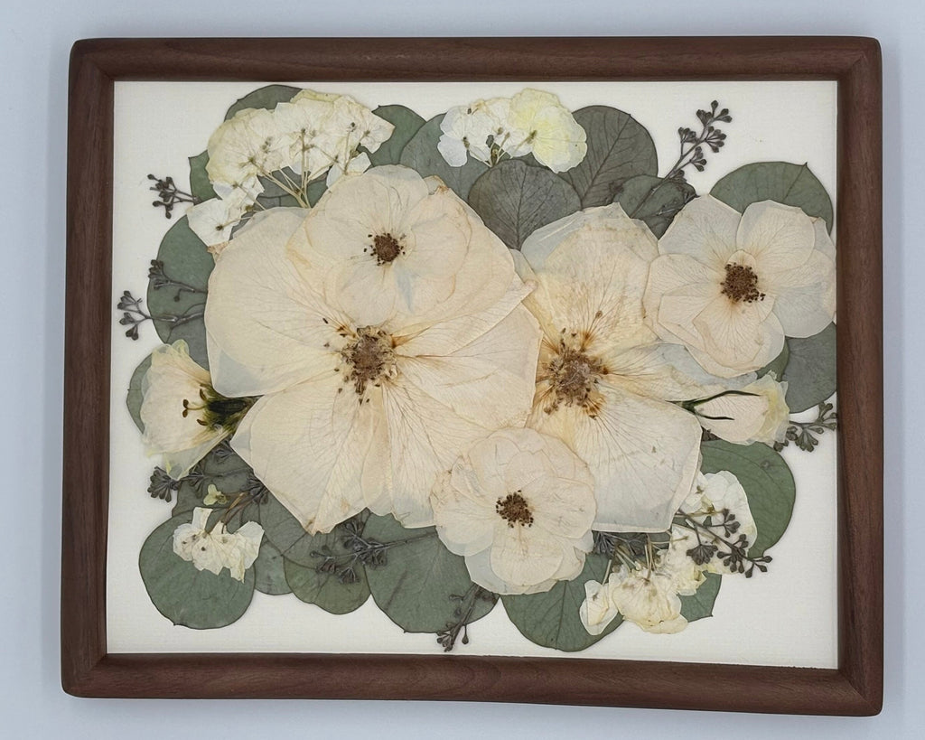 The Fiore Timeless: Preserved Pressed Floral Frame (You supply flowers)