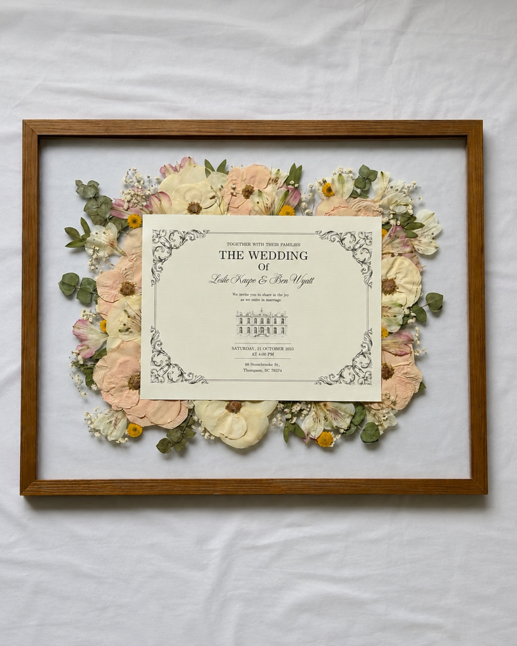 Pressed Floral Frame